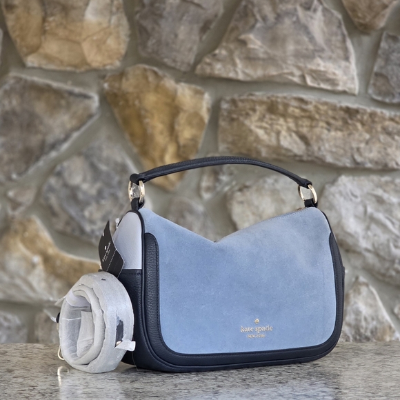 kate spade Handbags - Kate Spade Smoosh Blue Crossbody